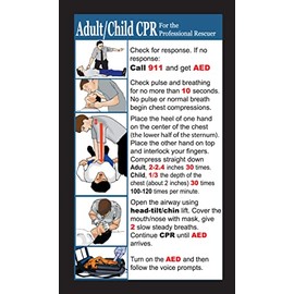 CPR Pocket Reference Cards (BLS - 50 Count)