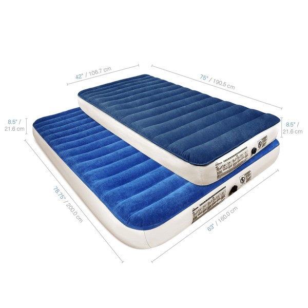 SoundAsleep Camping Series Air Mattress with Eco-Friendly PVC - Included