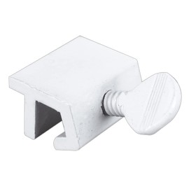 Prime-Line U 9982 Diecast, Aluminum, Keyed Step-On, Sliding Patio Door Lock (2 Pack)