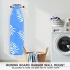 Ironing Board Holder Wall Mount/Over The Door Ironing Board Hanger,