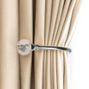 PHOEWON 2 Pack Curtain Holdbacks Acrylic Crystal Ball Curtain Tie