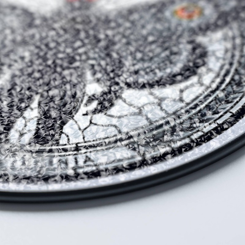 Mothman Stained Glass Window Hanging, Cryptid Wall Art Room Decor