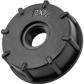 BOOPARTS - Adapter connection for IBC tank 2 inch (S60 x 6) 1/2 inch (15/21) connection for tank 1000 litres with connection for tap or garden hose suitable for various tanks