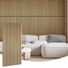 2Pcs Wood Slat Acoustic Panels for Wall - 47.2in x