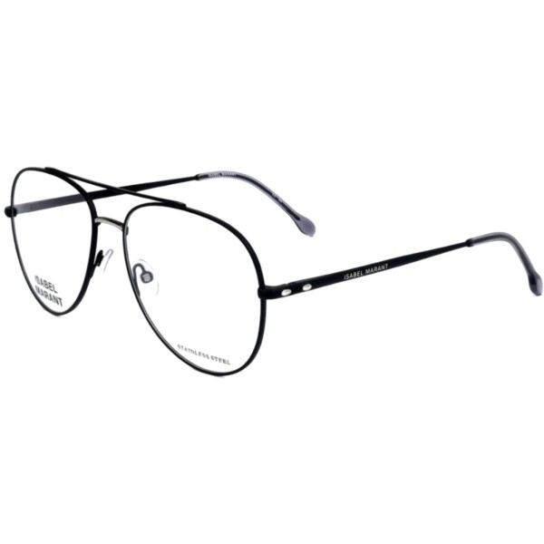 Isabel Marant Unisex Eyeglasses Black Metal Frame Demo Lens IM