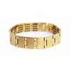 'Gold Color Titanium Germanium Bracelet