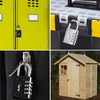 Combination Padlocks, DSL Pack of 2 Padlock with Code (4