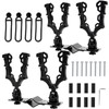 Dioty ATV Double Gun Rack, Hunting Tool Holder Mount for