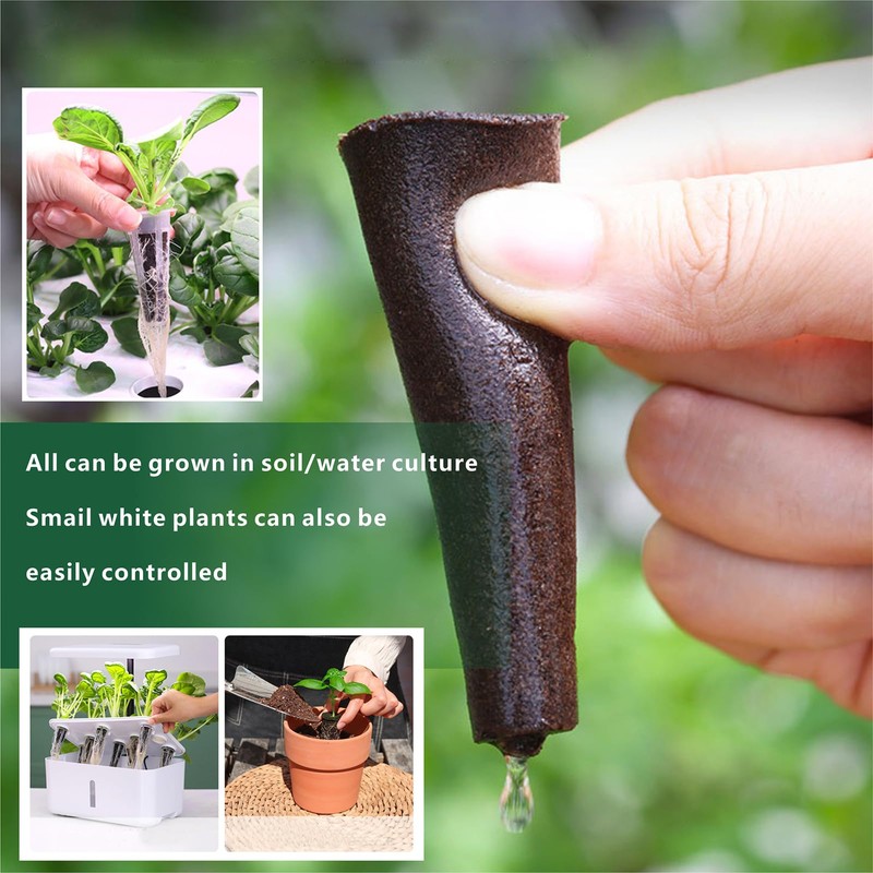 Seed Pods Kit for Hydroponics System, Includes 50 Grow Sponges,