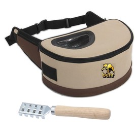 Fliergen Fishing Basket, Wicker Fishing Basket, Thermal Fishing Basket, with Belly Strap, Trout Wading Basket + Free Fish Scaler