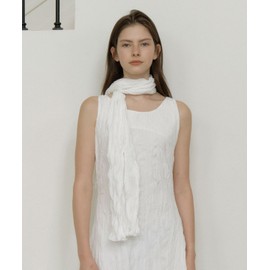 Reolgue Riolgue GIR Wrinkle Scarf White