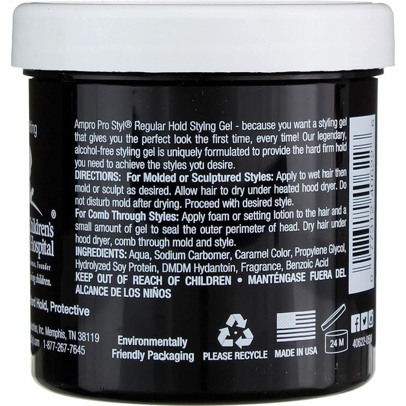 Ampro Pro Styl Clear Ice Protein Styling Gel, Ultra Hold