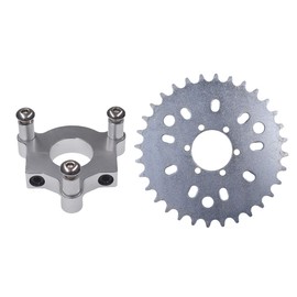 UAUS 32 T Sprocket with CNC Adapter Fit 1.5 inch hub 415 Chain 49cc 50cc 66cc 80cc 2 Stroke Motorized Bike Motorised Bicycle