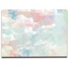 Cliouar Wall Mural - 3D Wallpaper Decoration, Pink Clouds Peel
