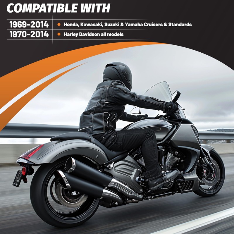 ECOTRIC Universal Tinted Windshield 18"x16" Compatible with Yamaha Honda Suzuki