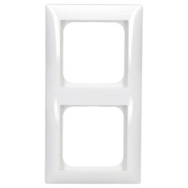 Busch-Jaeger 1722-914 Bush Balance SI Double Frame, Alpine White, 459850