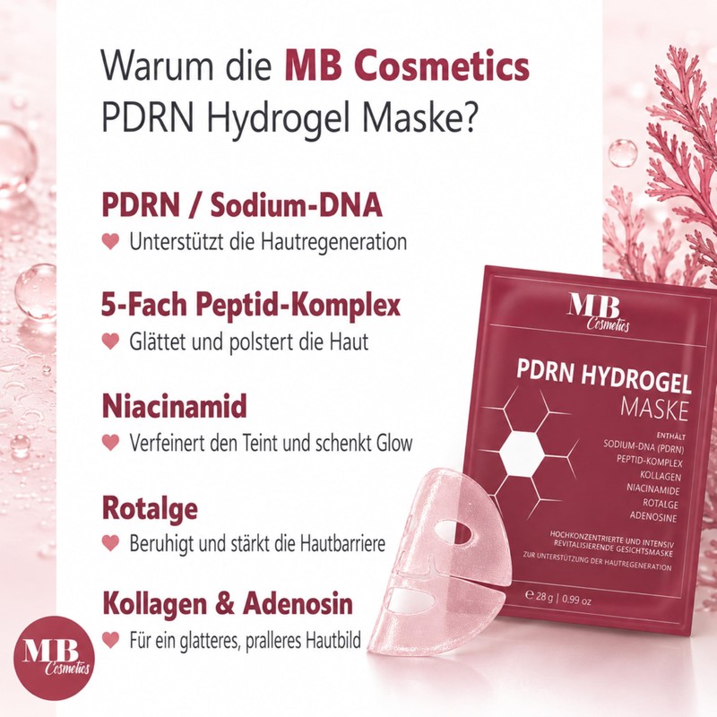 PDRN Hydrogel Mask with Salmon DNA & Collagen - Anti-Ageing