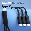 3 in 1 Type C Rapid Charging Cable, 47.2 inches
