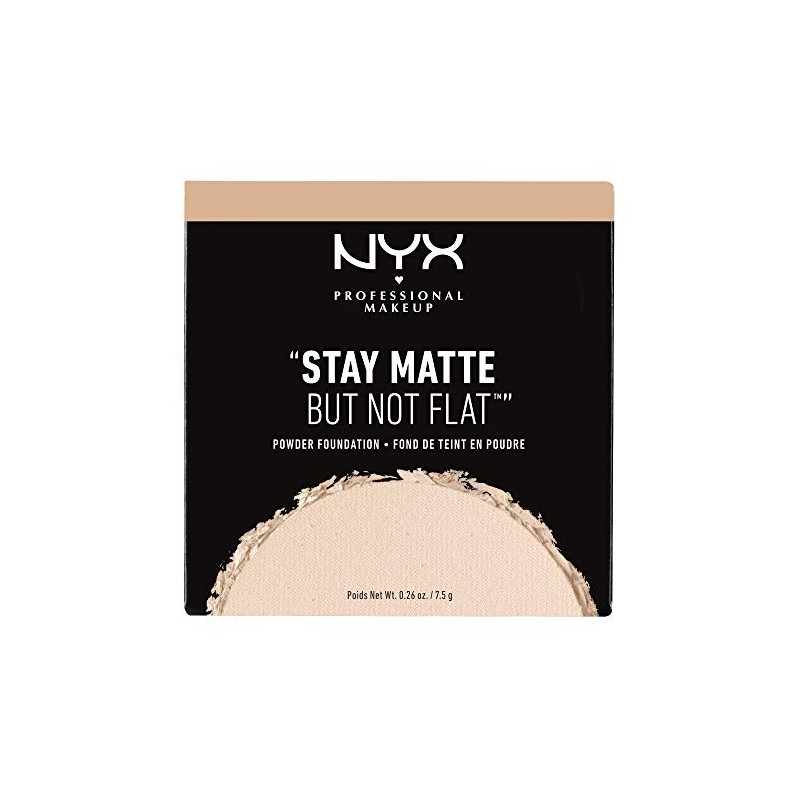 Nyx Professional Makeup Stay Matte Not Flat Base Maquillaje Polvo