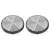 F FIERCE CYCLE M6x1.0 Motorcycle Reflector Nut Plastic White Good