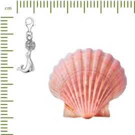 Quiges silver-plated animal charm pendant with lobster clasp for bracelets, Silver Plated, 199