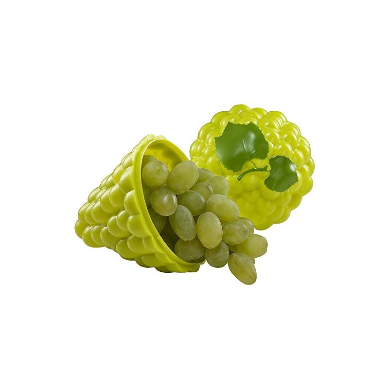 Hutzler Snack Attack Grapes to-Go Set, Purple Grapes to-Go Green