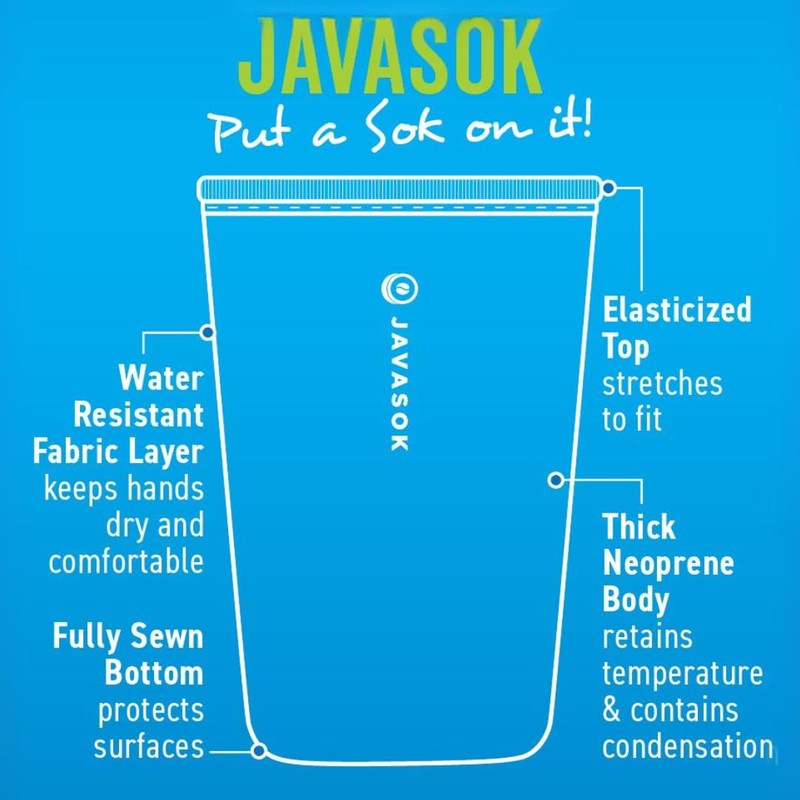 Sok It Java Sok Iced Coffee & Cold Soda Insulated