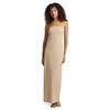 Commando Women's Classic Strapless Maxi Slip, Beige