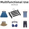NORTHERN BROTHERS Pants Hangers 10 Pack – Black Plastic Pant
