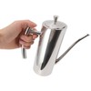 Oil Dispenser Bottle Stainless Steel Mirror Appearance Curved Handles Ergonomic