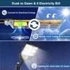 WaitScher Solar Lights Outdoor 5000W Motion Sensor Flood Lights Dusk