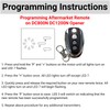 QSDIYRF Garage Remote Compatible with Doorworks Roller Door DC800N DC1200N
