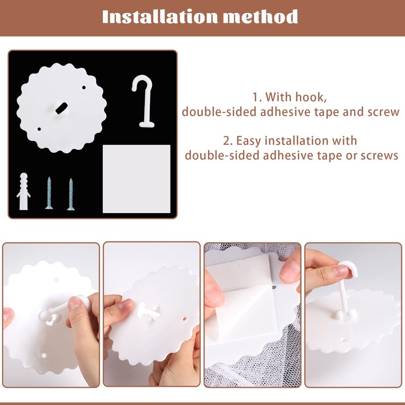 Thboxes Mosquito Net for Bed, White Bed Canopy Large Dome