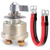 12-48V 200A Master Battery Disconnect Switch & 4 AWG 1FT