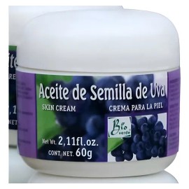 Crema Facial Bio Verde Pepita Uva Concha Nácar Hidratante Regeneradora 60g                                                                            
