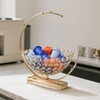 kolnlala Metal & Crystal Coffee Pod Holder & Candy Basket