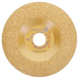 PRODIAMANT Grinding Disc Diameter 125mm K30 - Tungsten Carbide Coated Grinding Wheel for Angle Grinders, Fine Ideal for Grinding, Shaping and Claw Care