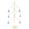 BestPysanky 6-Arm Tiered Tree Gold Metal Ornament Display Stand 14