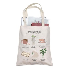 Singer Album Gift Kpop Music Tote Bag Namjooining Canvas Tote Singer Album Tote bag RM Tote Bag K-pop Lover Shopping Bag (CANVAS, NamJooning Tote CA)