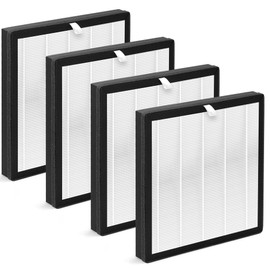 4-Pack G3 H13 HEPA Filter Replacement Compatible with AMEIFU Air Purifier Replacement Filter for AMEIFU Air Purifier G3 Sferf-30 FXAP2W and Vewior Air Purifier Filter Replacement A3, Tailulu HQZZ-260