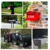 Habitable tree Self-adhesive 3 Inch Mailbox Number Individual 3D Acrylic