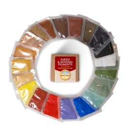 Natural Earth Paint Pigment Sample Pack – 20 Non-Toxic, Archival Earth & Mineral Pigments for DIY Paint – Eco-Friendly, Sustainably Sourced Colors – No Fillers or Additives