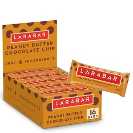 LÄRABAR Larabar Peanut Butter Chocolate Chip Bar 1.6 oz (Pack of 16)