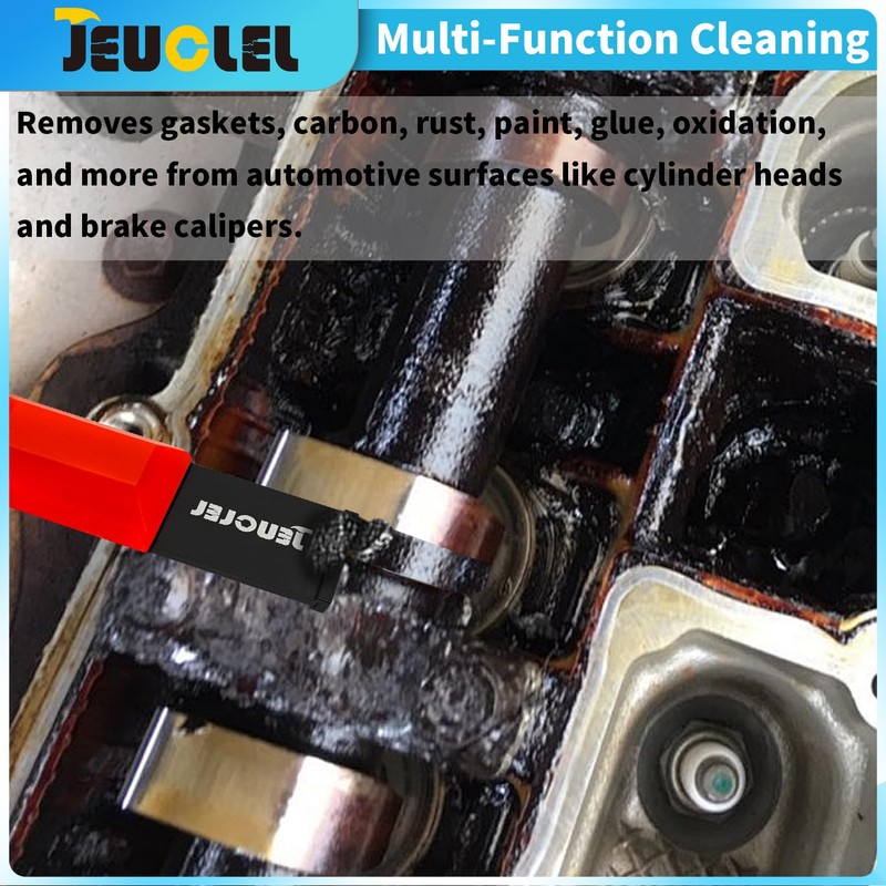 JEUCLEL 2PCS Super Gasket Scraper Tool, Carbide Scraper with Tungsten