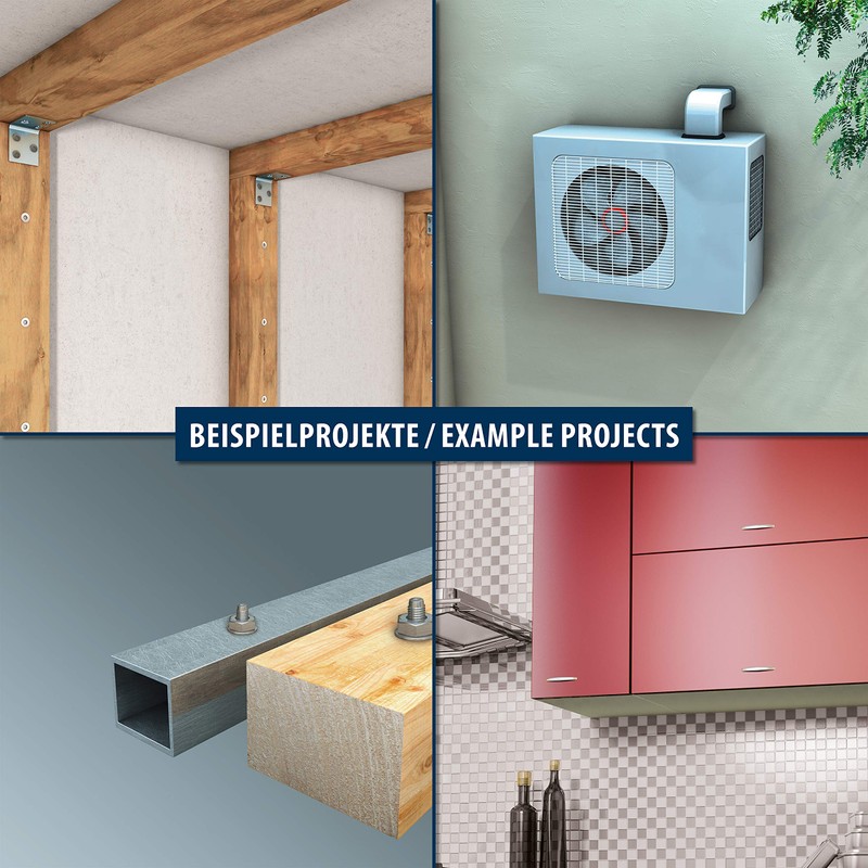 TOX All-purpose frame dowel Apollo 6x50 mm, 50 Pieces, 049101041