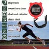 Digital Sports Stopwatch Timer Lap Large Display Interval Training Digital