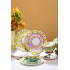 Aynsley Daisy Corset Fine Bone China Teacup and Saucer Set