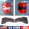 auguisy-motortrim 2pcs  Smoked Black Tail Light Lamp Guard Cover Trim For Ford Maverick 2022-24