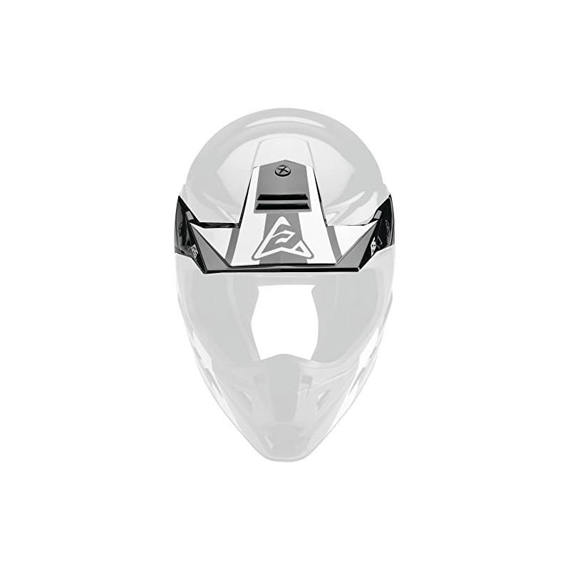 Answer Racing 447100 Helmet Replacement Parts: AR5 Crypto Visor, Black/White