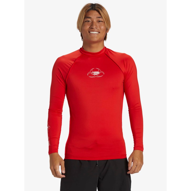 Quiksilver Mens Saturn UV50 Long Sleeve Rash Vest Top -